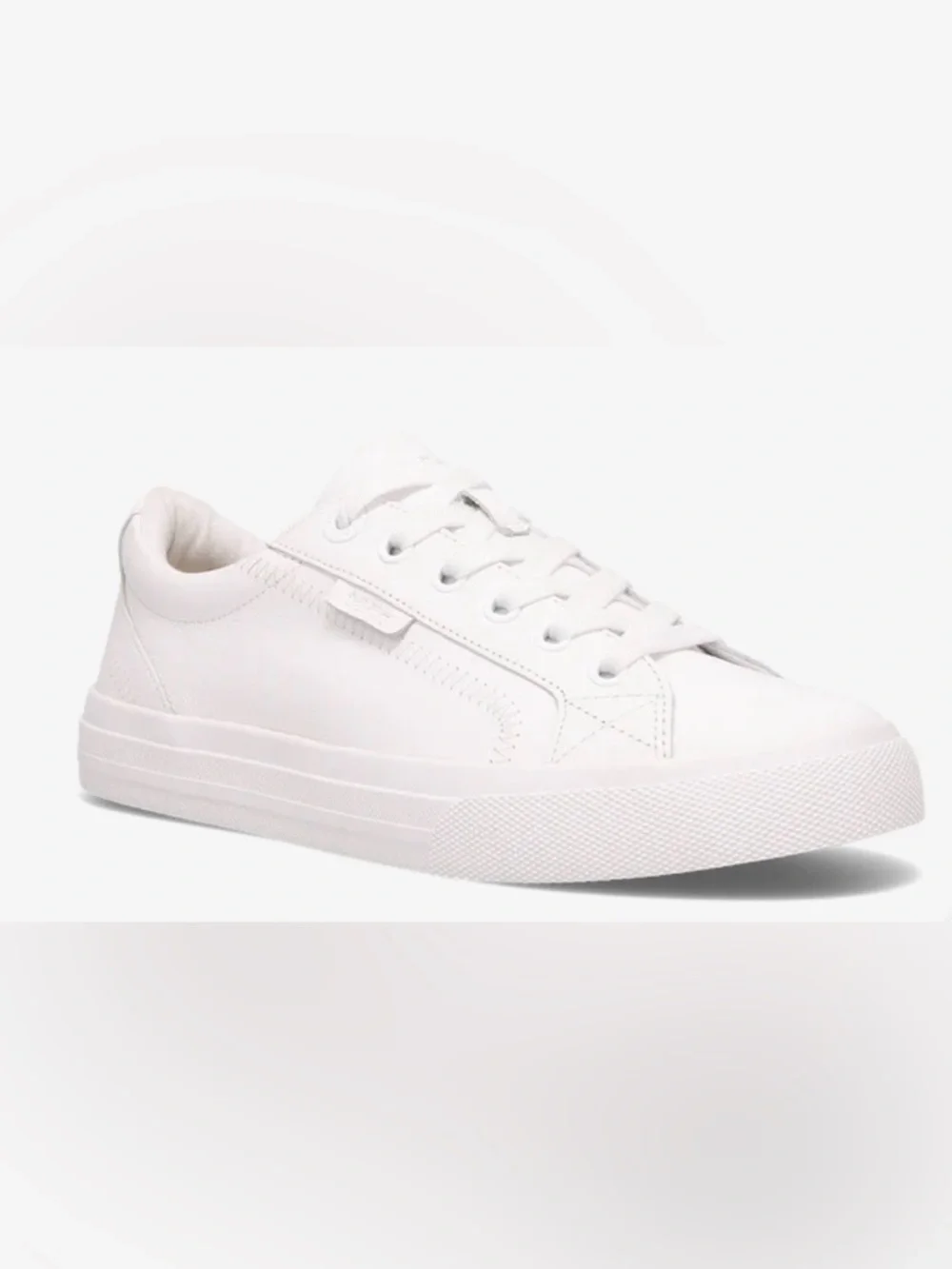 Taos Footwear All-White Leather Sneakers - Picture 1 of 9